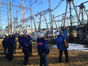 変電所設備見学