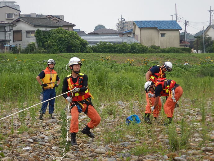 想定訓練の写真