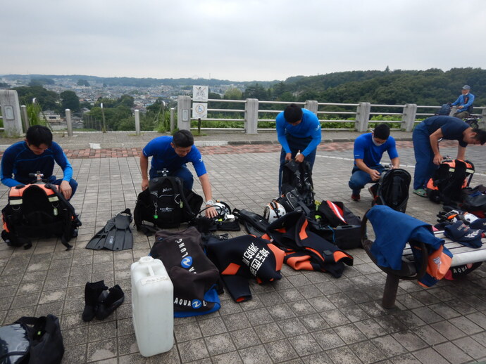 （写真）資器材の設定