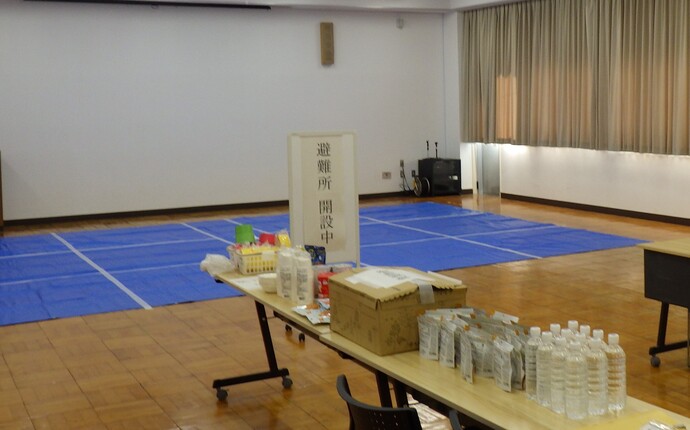 避難所体験について