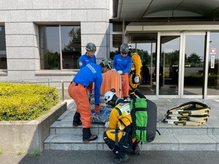 搭乗前装備確認