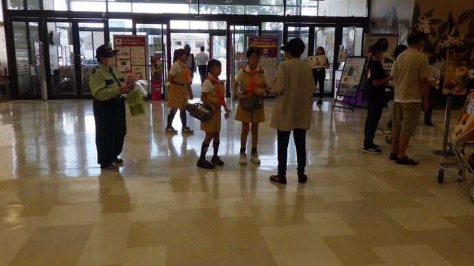 救急車適正利用のPR活動をしました。