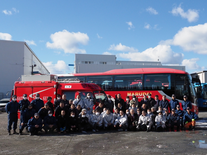 訓練参加者の集合写真