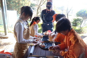 ホットドック作り