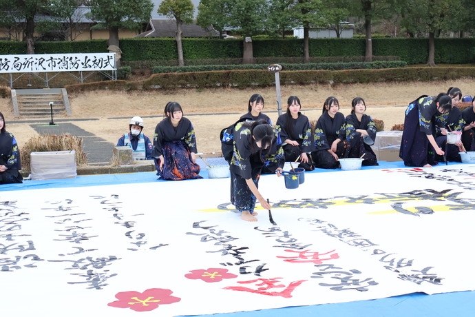 書道パフォーマンス