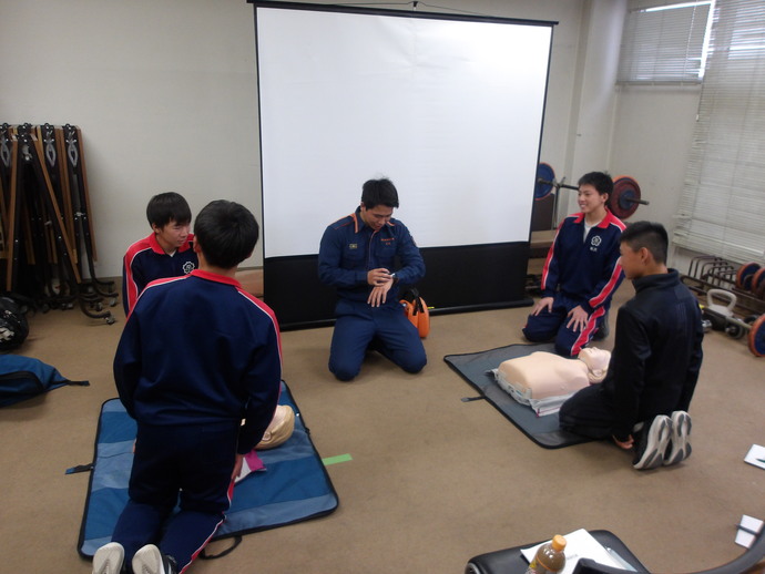 救命講習の写真